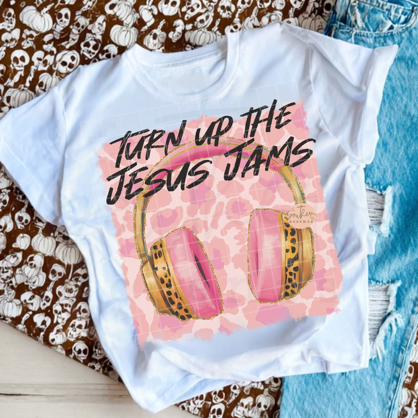 Turn Up the Jesus Jams PNG Digital Download