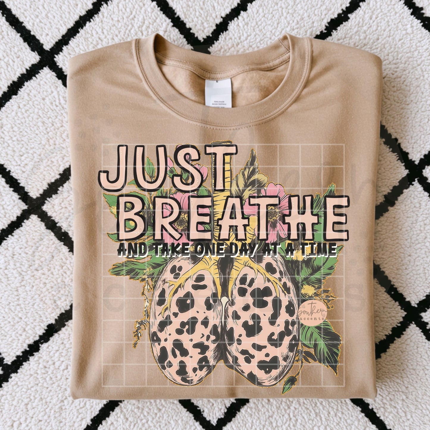 Just Breathe PNG Digital Download