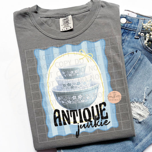 Antique Junkie *Clean & Distressed* PNG Digital Download