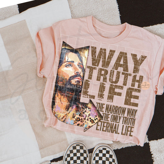 Way Truth Life PNG Digital Download