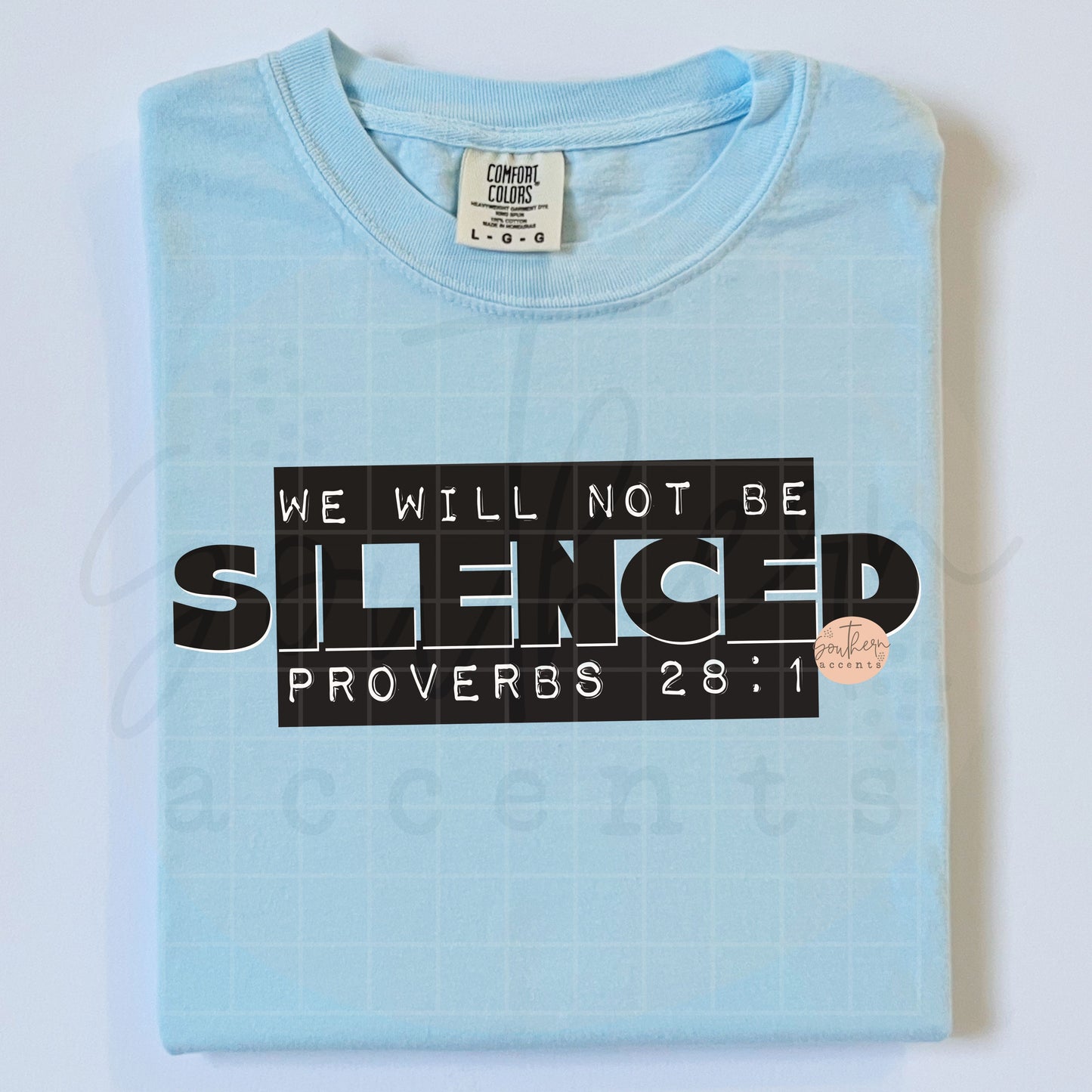 We Will Not Be Silenced PNG Digital Download