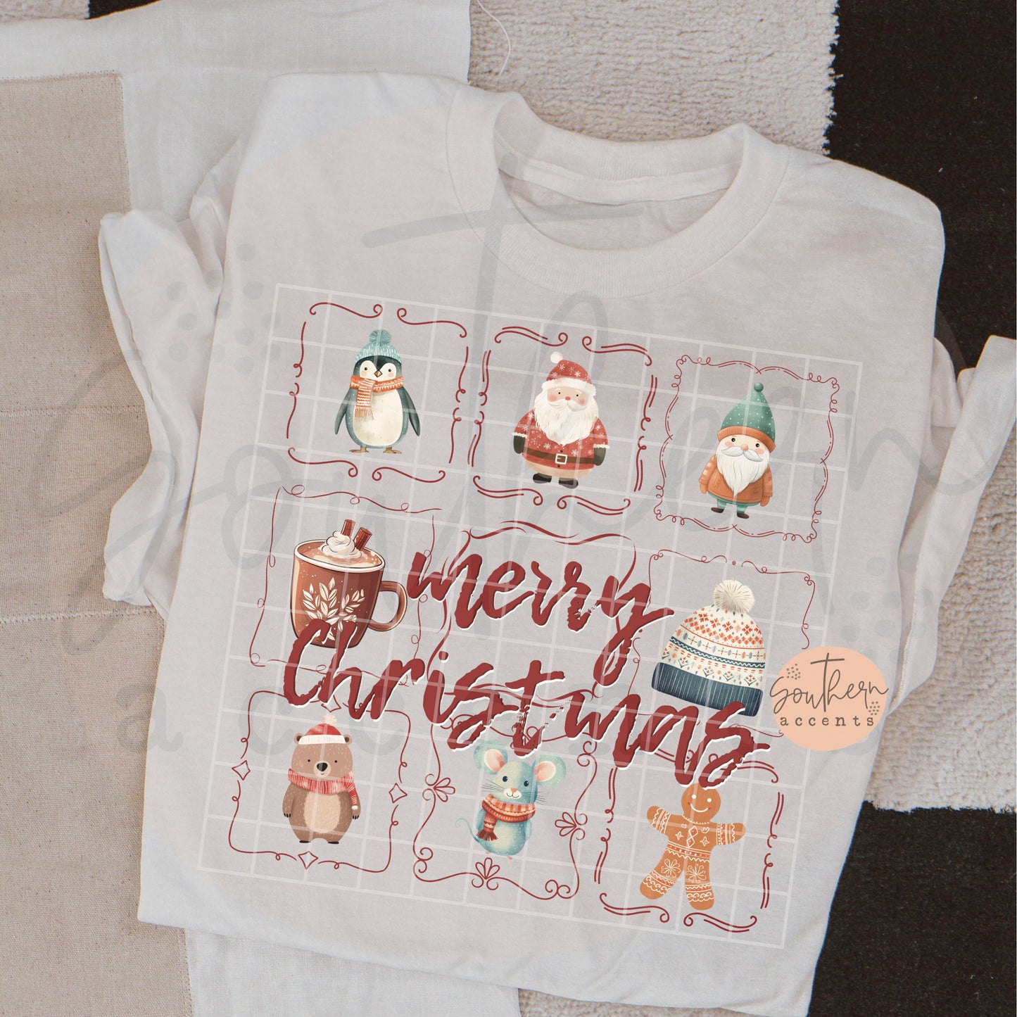 Merry Christmas PNG Digital Download