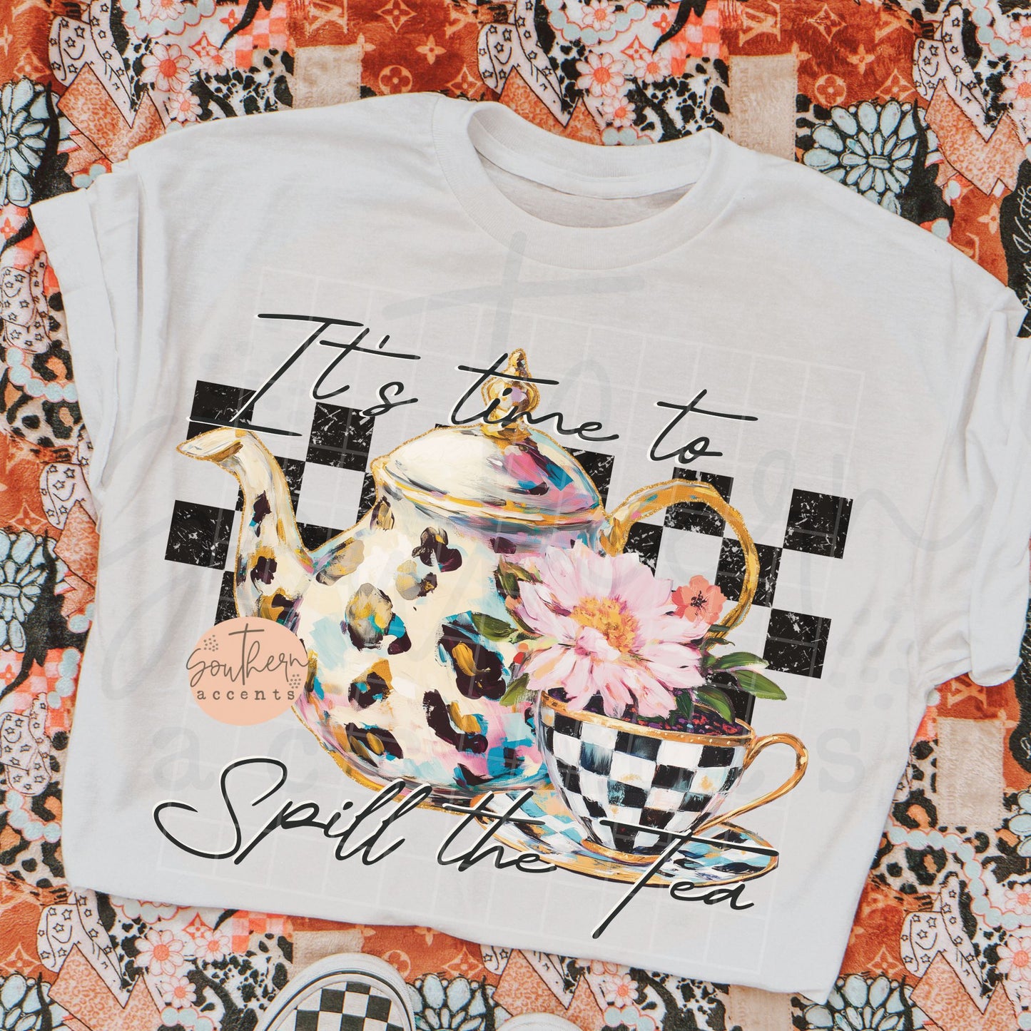 It's Time to Spill the Tea PNG Digital Download