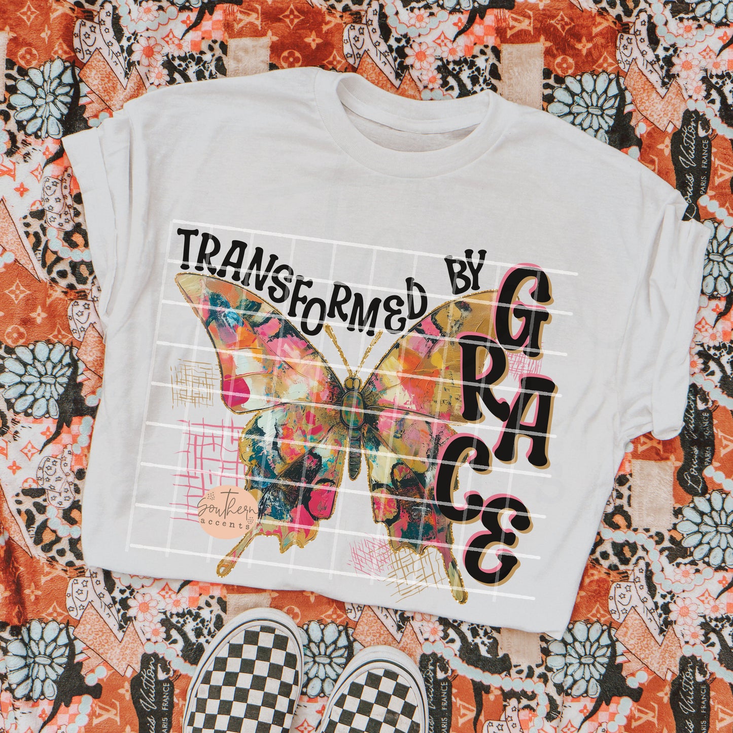 Transformed by Grace PNG Digital Download