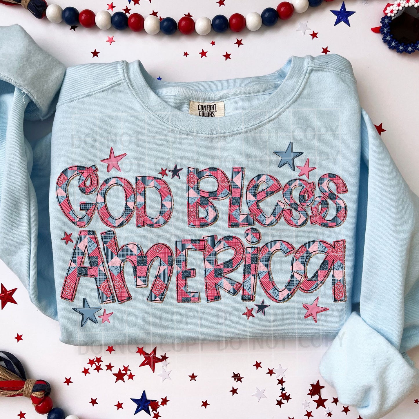 God Bless America PNG Digital Download