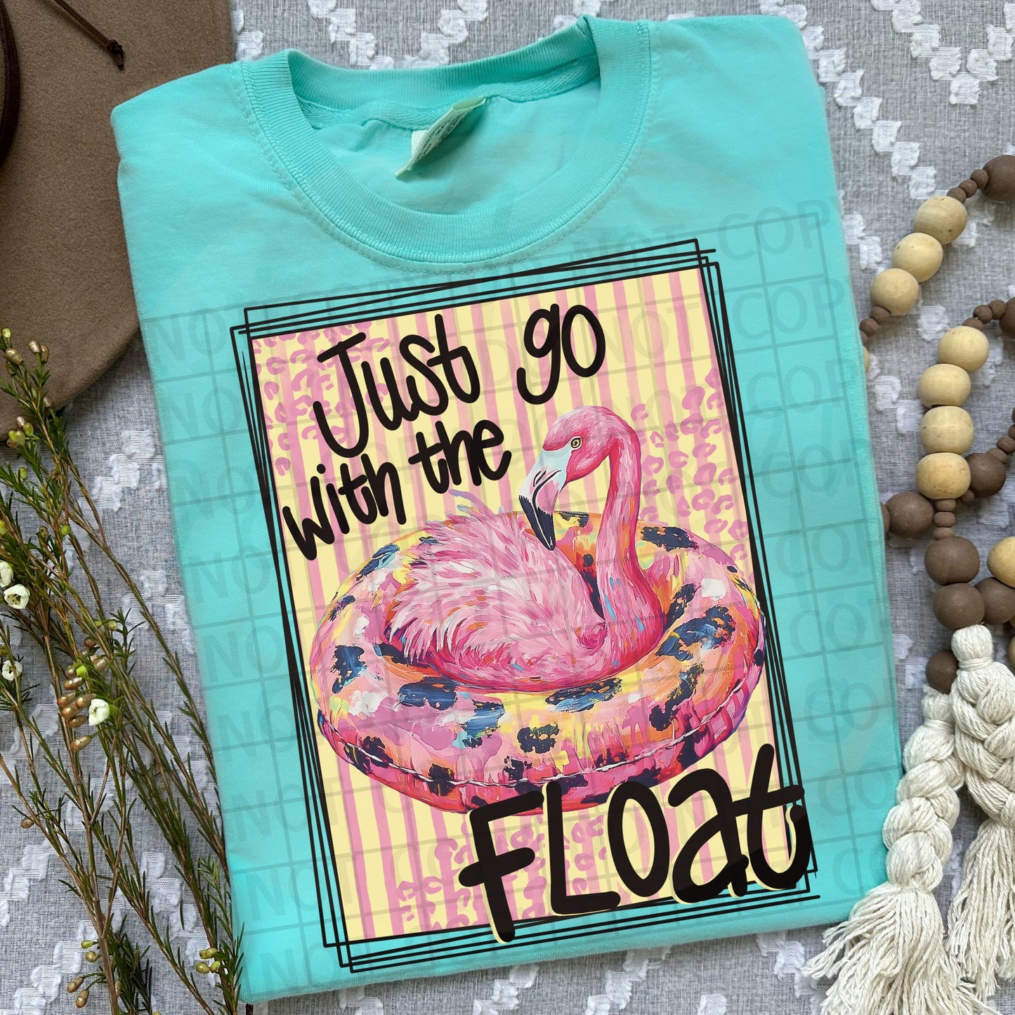 Just Go with the Float PNG Digital Download