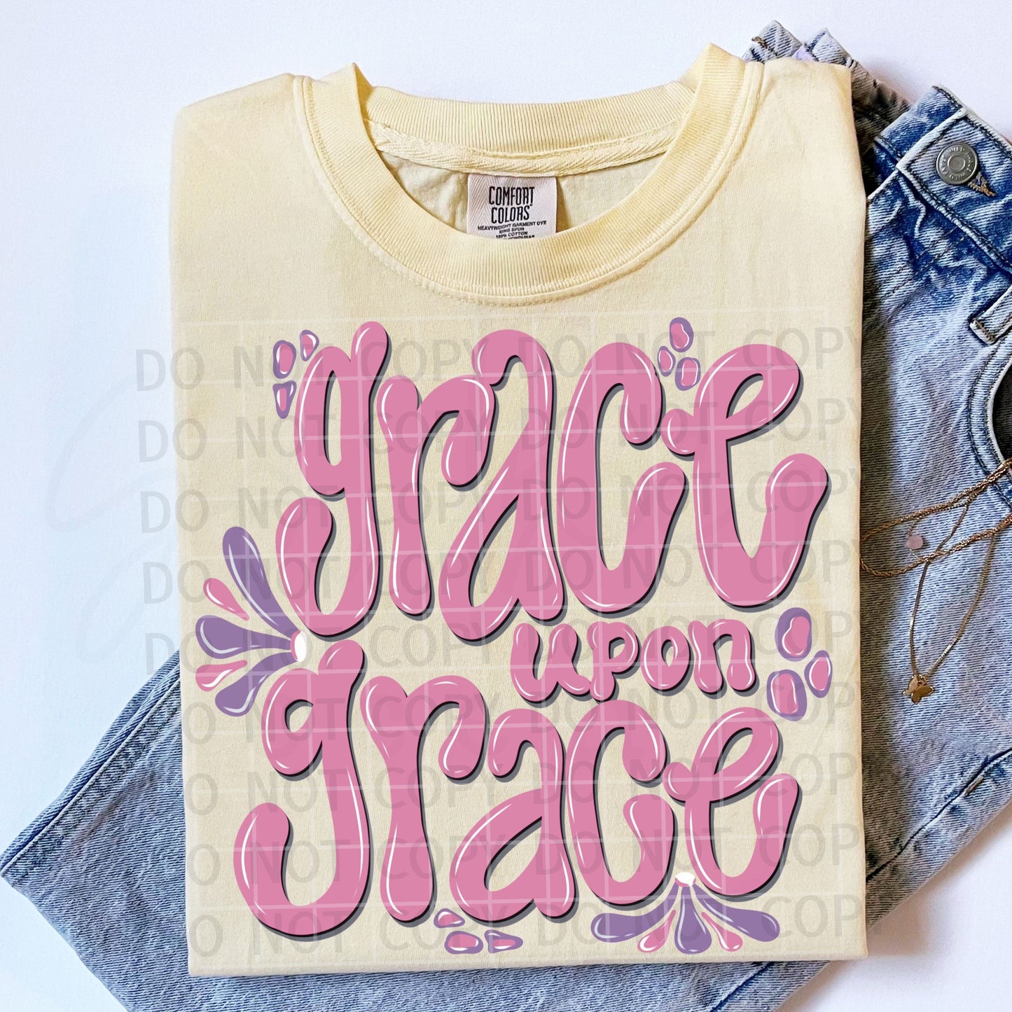 Grace Upon Grace PNG Digital Download