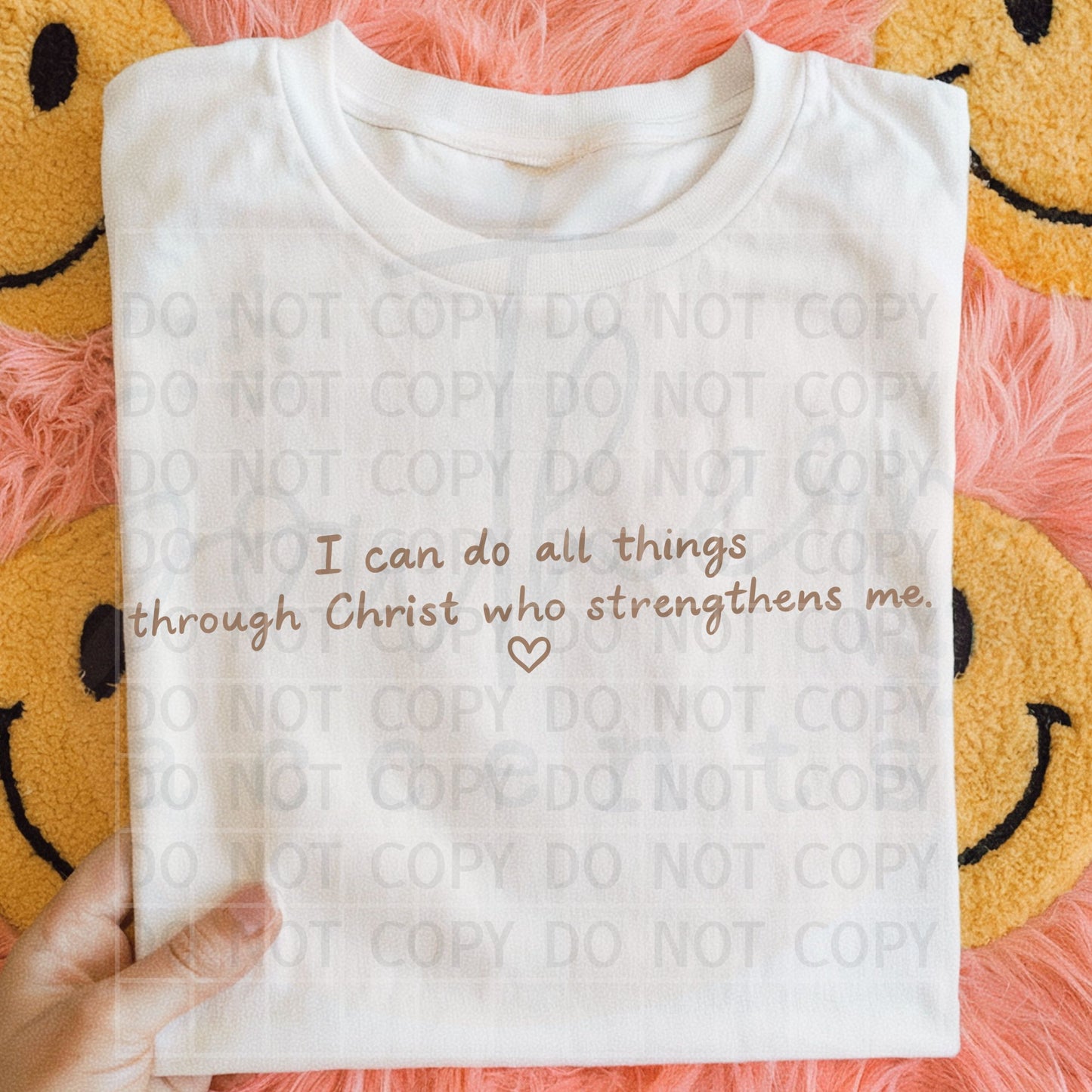 I Can Do All Things Hand Lettered PNG Digital Download