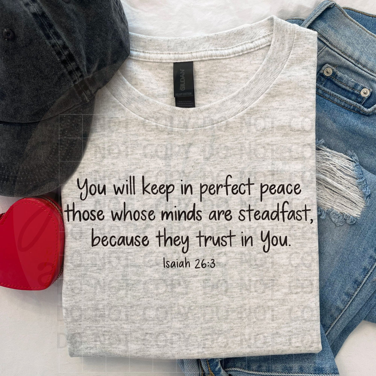 Isaiah 26:3 Perfect Peace PNG Digital Download