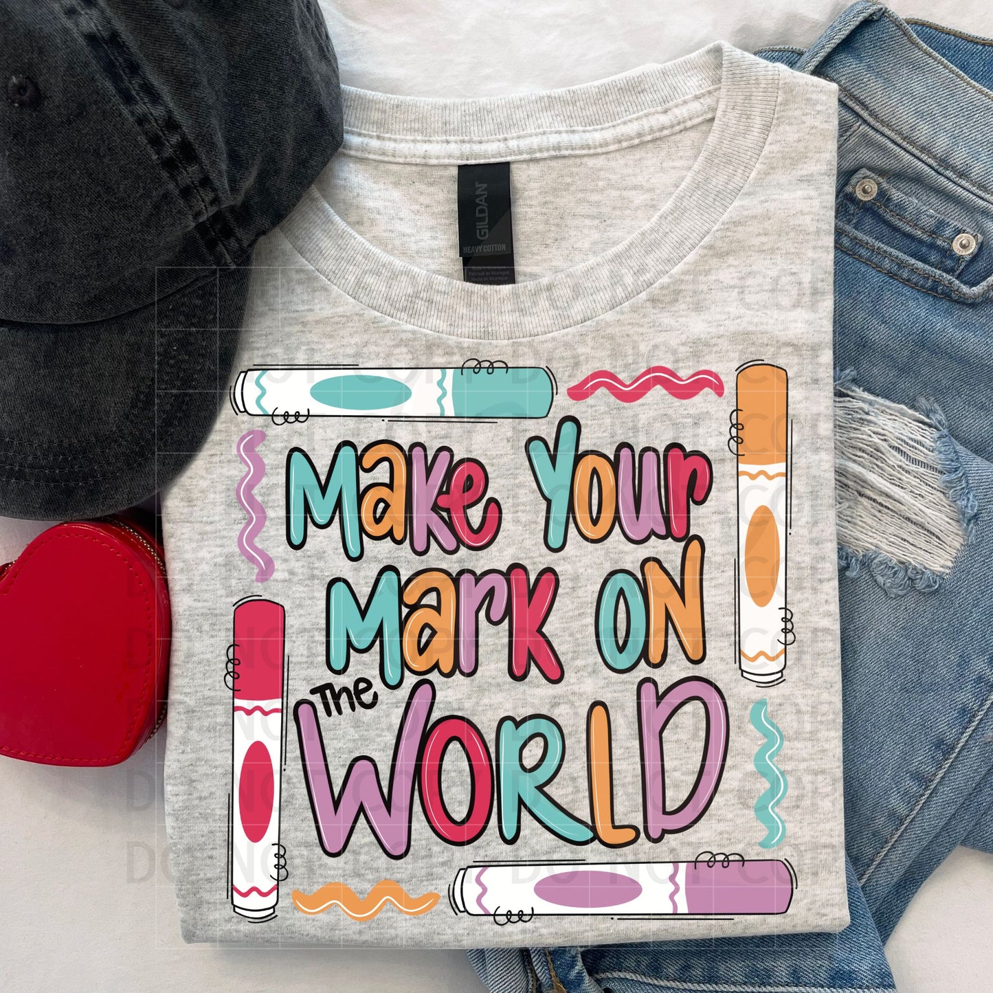 Make Your Mark on the World PNG Digital Download