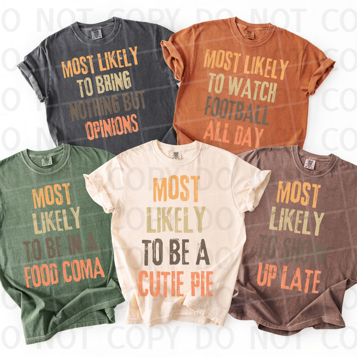 Most Likely To - Thanksgiving Edition PNG Digital Download