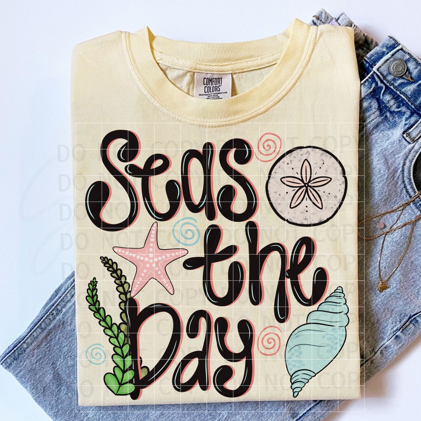 Seas the Day PNG Digital Download