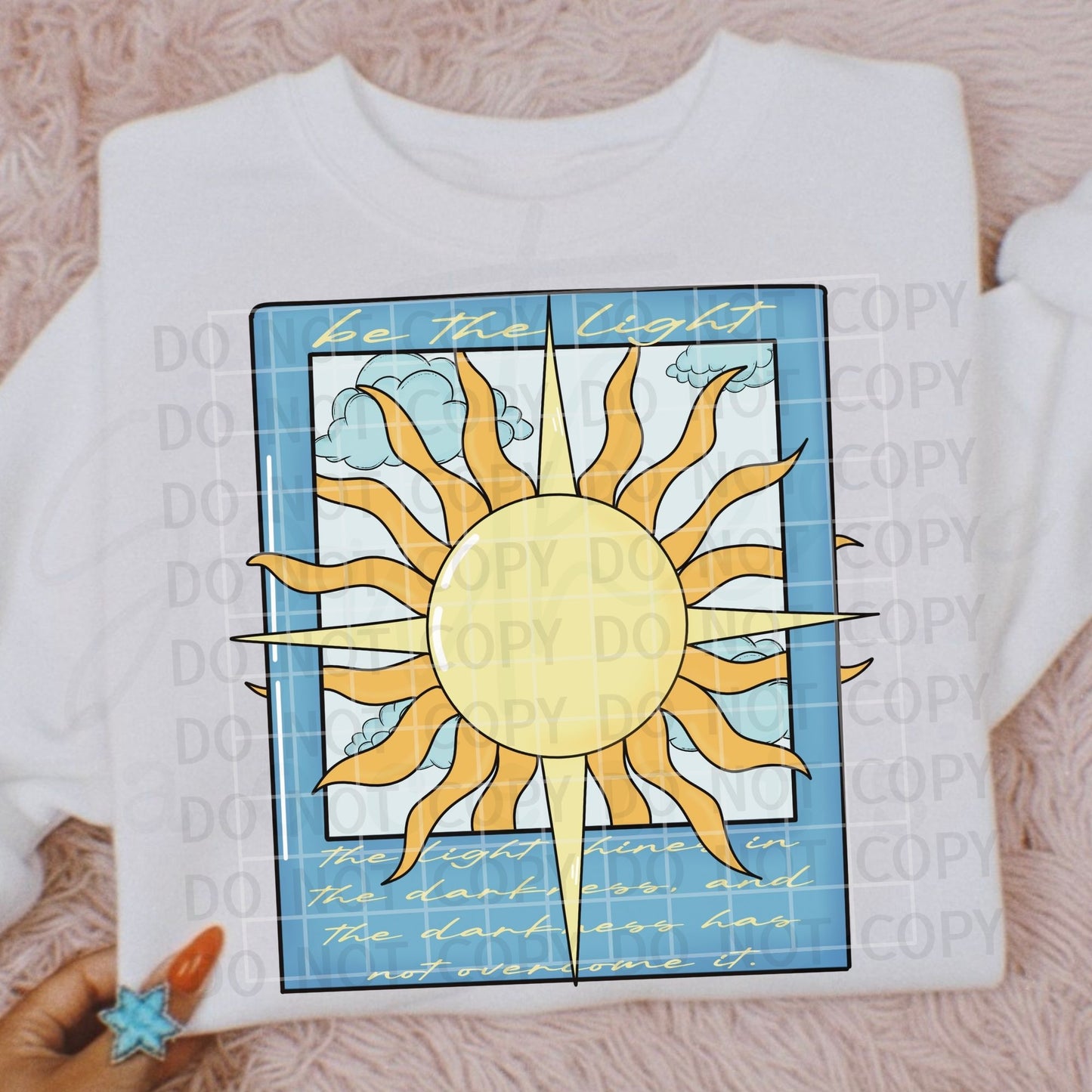 Sun Polaroid PNG Digital Download