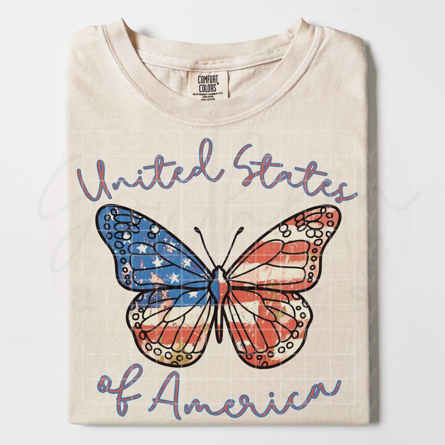 USA Butterfly PNG Digital Download