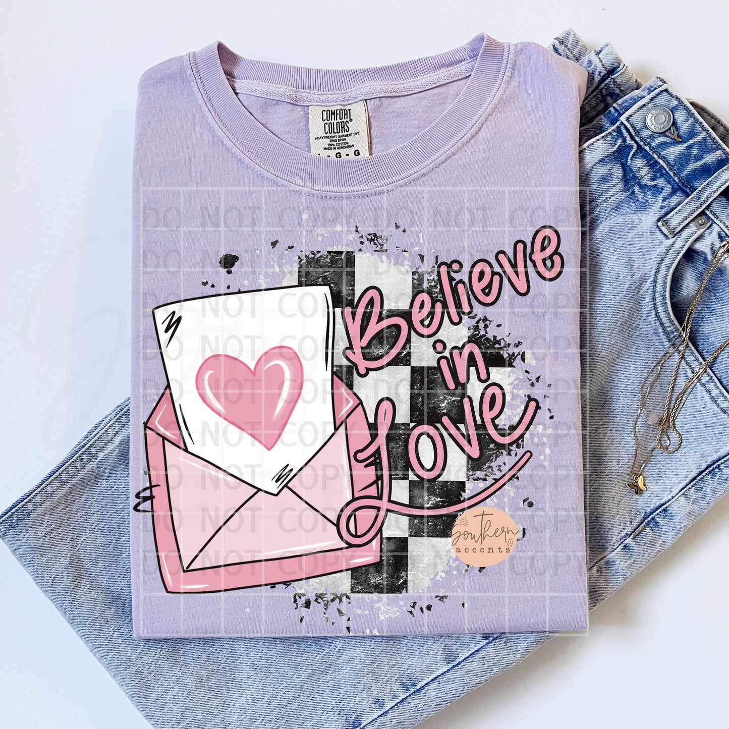 Believe in Love PNG Digital Download