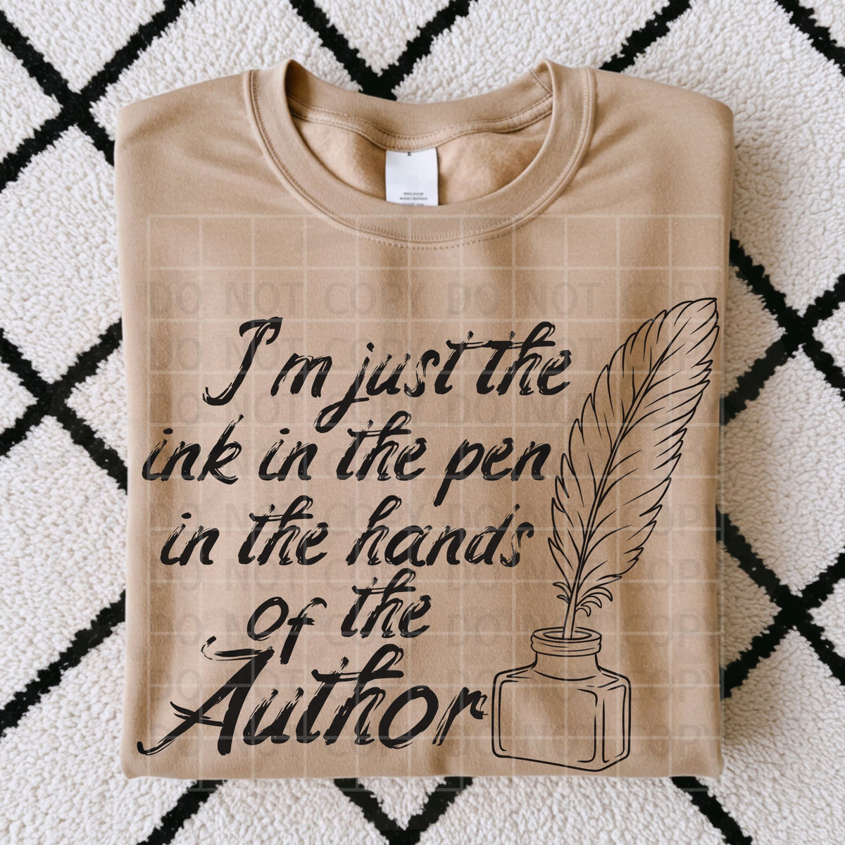The Author PNG Digital Download