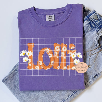 Floral Mama Gigi Lolli Nana Yaya Bundle PNG Digital Download