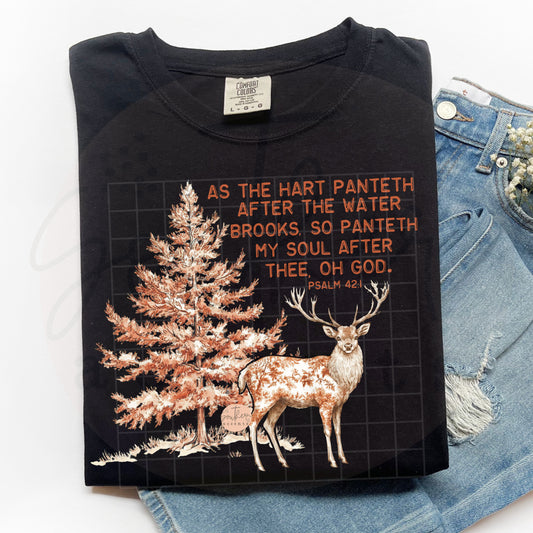 As the Hart Panteth PNG Digital Download
