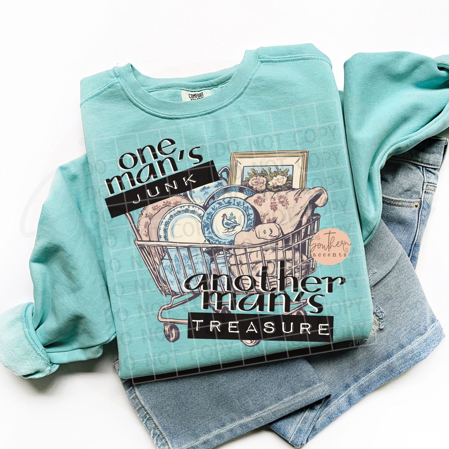 One Man's Junk Another Man's Treasure PNG Digital Download