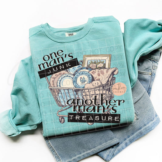 One Man's Junk Another Man's Treasure PNG Digital Download