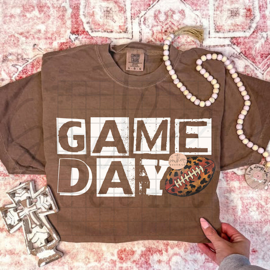 Game Day White PNG Digital Download