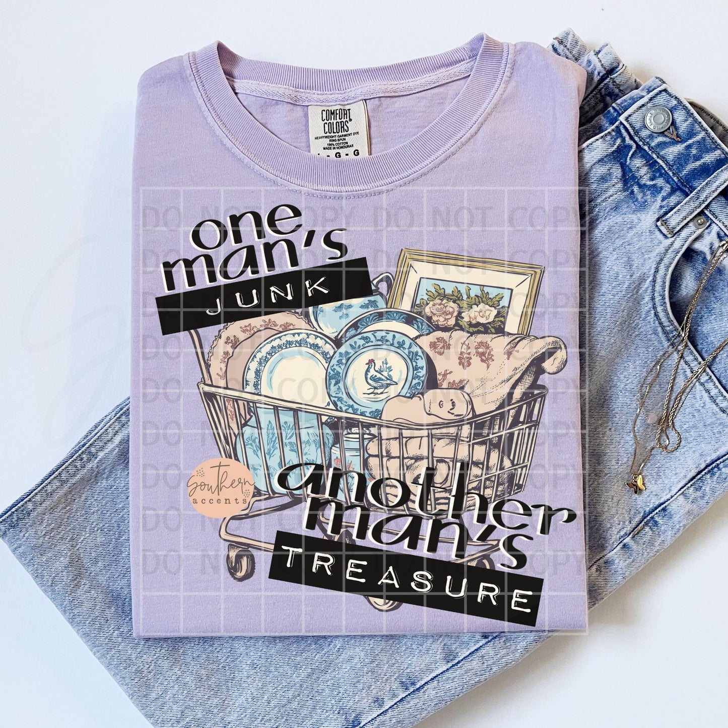 One Man's Junk Another Man's Treasure PNG Digital Download