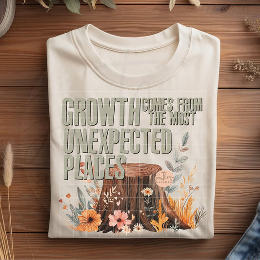 Growth Comes from the Most Unexpected Places PNG Digital Download