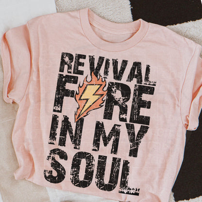 Revival Fire in My Soul PNG Digital Download