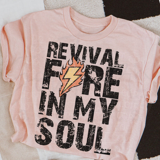 Revival Fire in My Soul PNG Digital Download