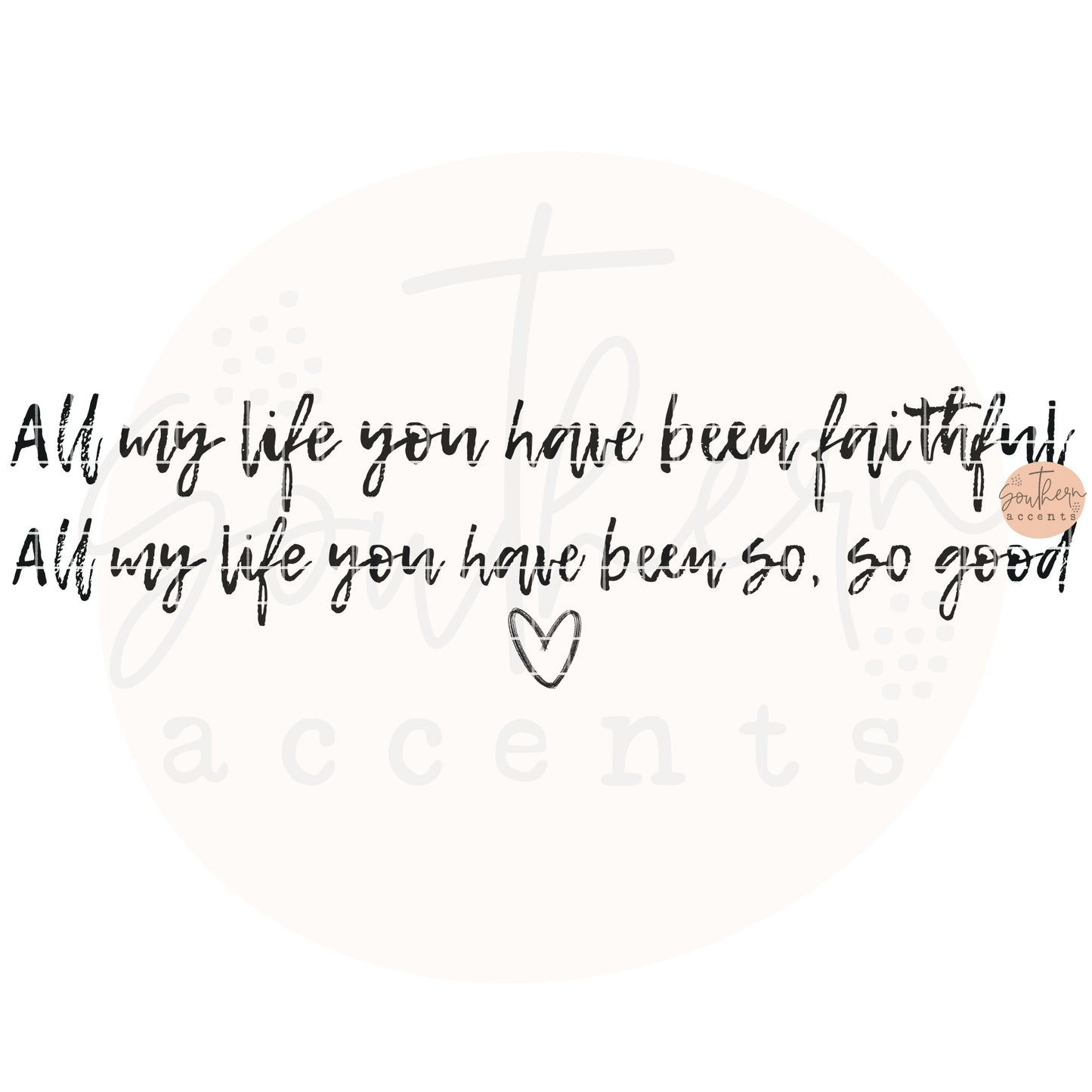Goodness of God PNG Digital Download