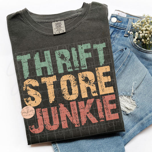 Thrift Store Junkie PNG Digital Download