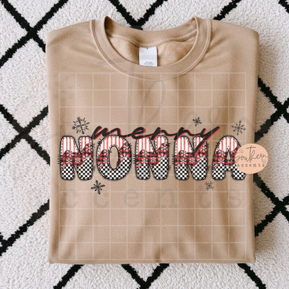 Merry Mama *INCLUDES ALL NAMES* PNG Digital Download