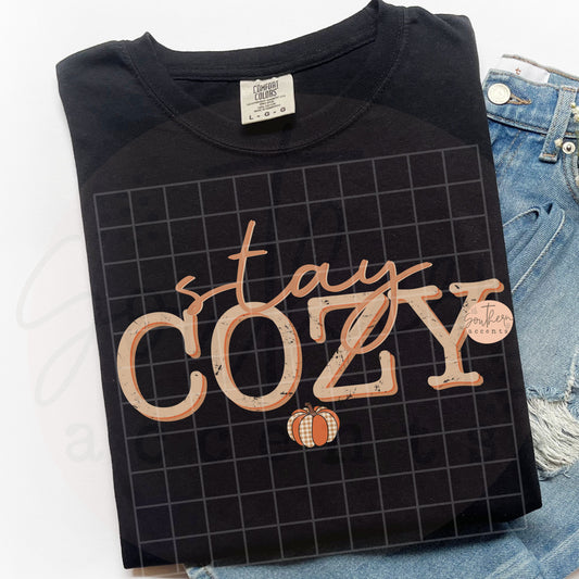 Stay Cozy PNG Digital Download