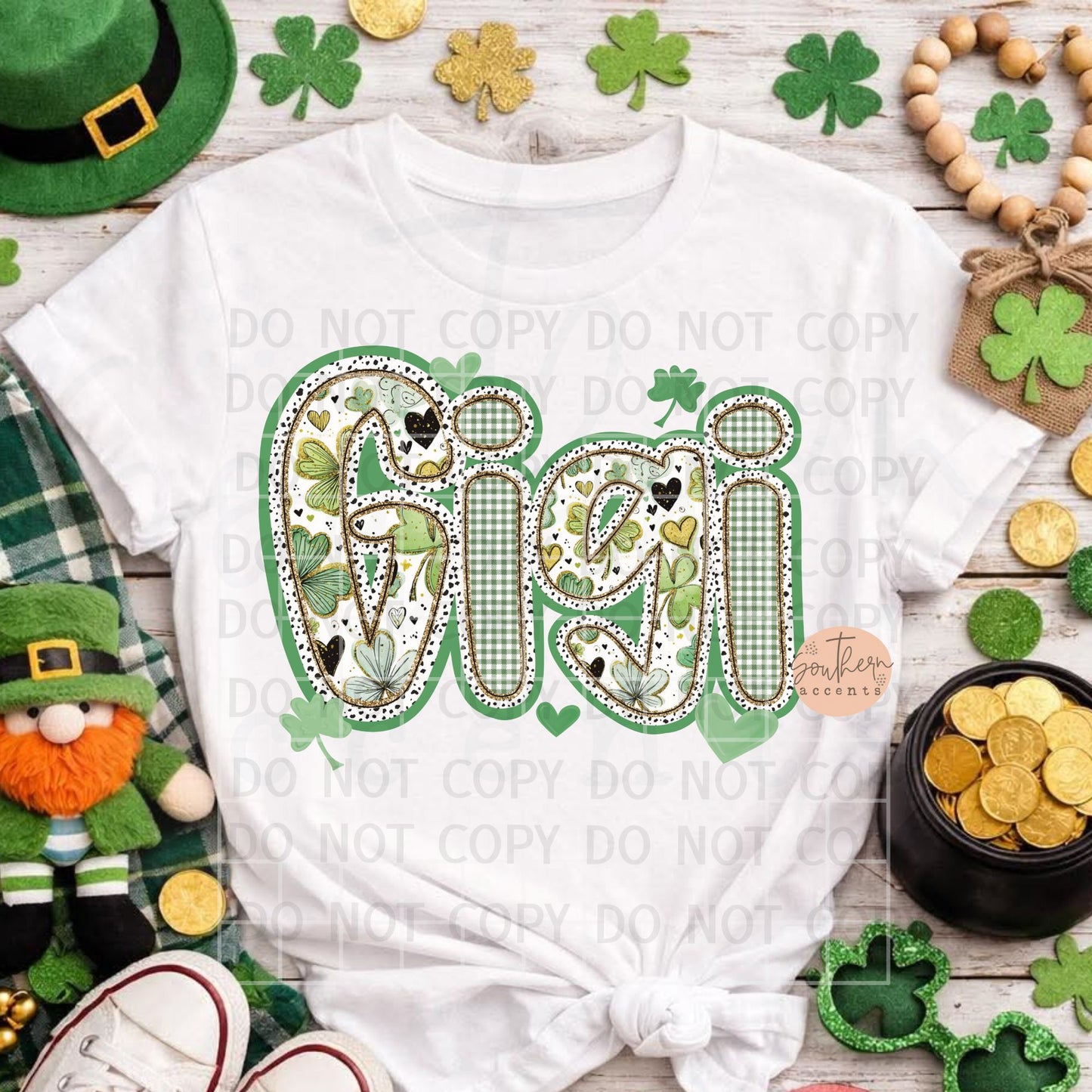 Gigi St Patricks PNG Digital Download
