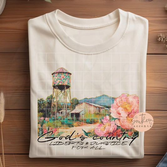 God's Country PNG Digital Download