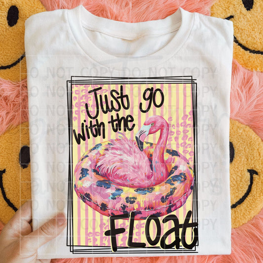 Just Go with the Float PNG Digital Download
