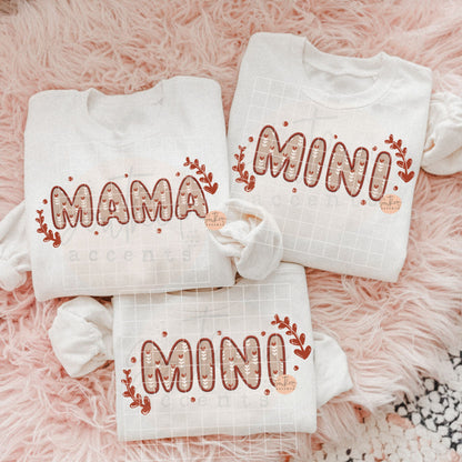 Mama / Mini PNG Digital Download