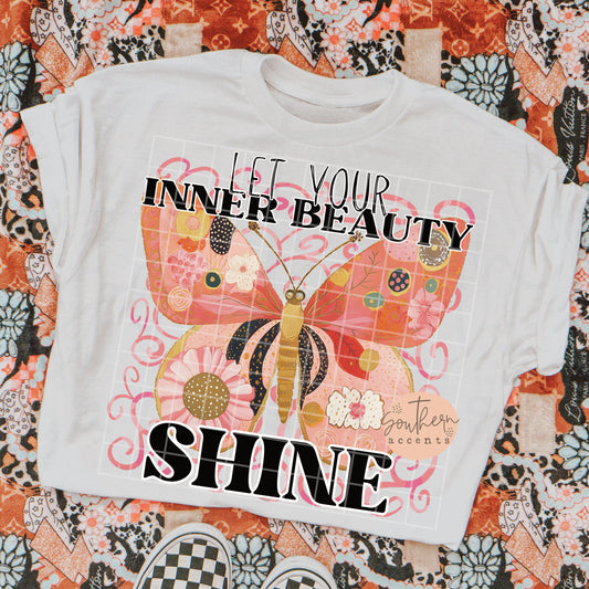 Let Your Inner Beauty Shine PNG Digital Download