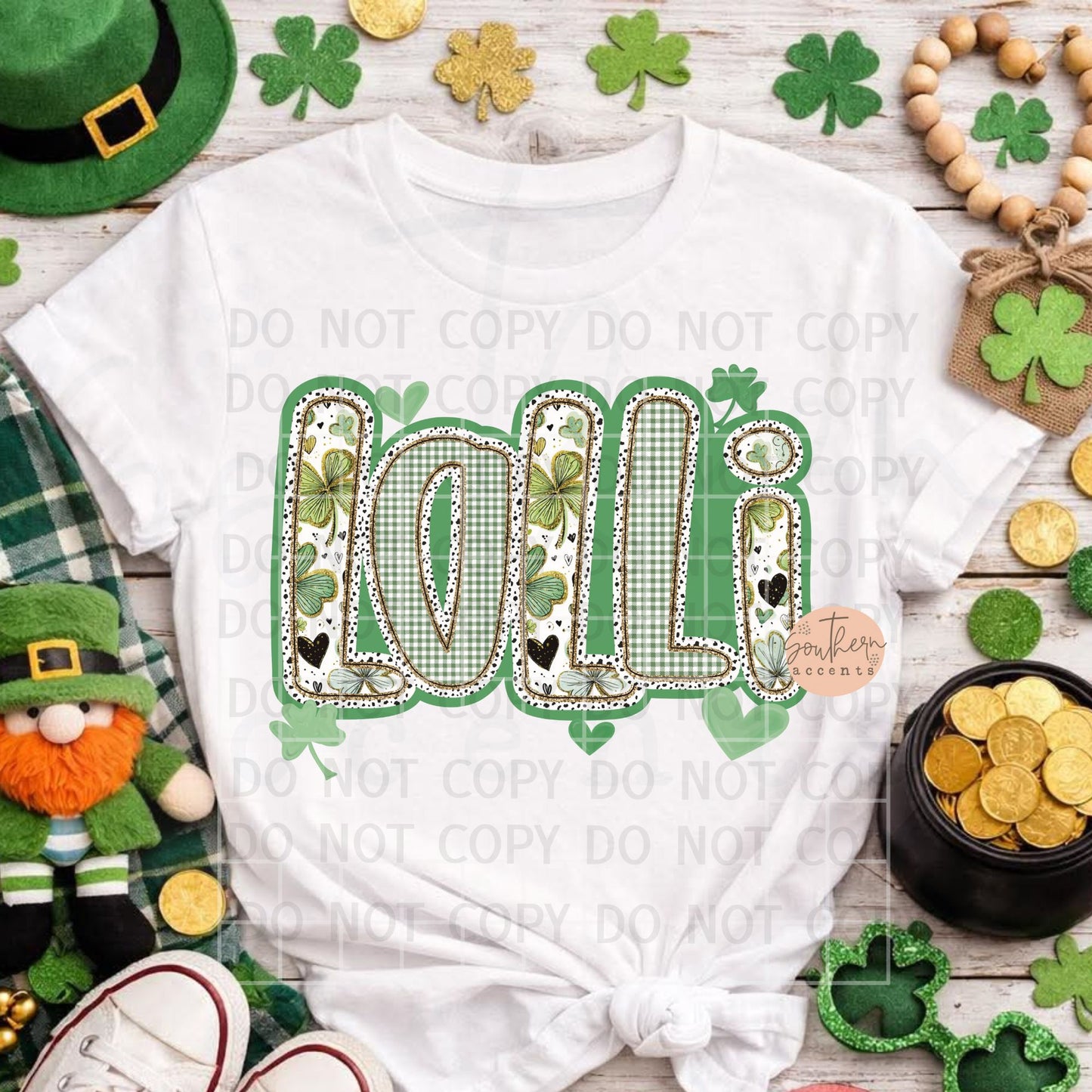 Lolli St Patricks PNG Digital Download
