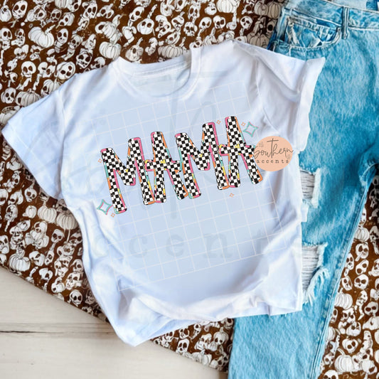 Checkered Mama PNG Digital Download