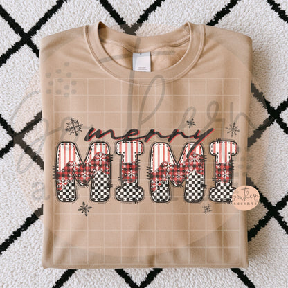 Merry Mama & Mini PNG Digital Download