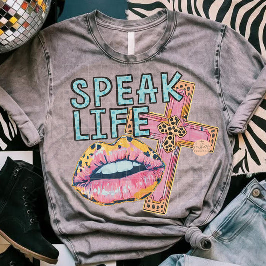 Speak Life PNG Digital Download