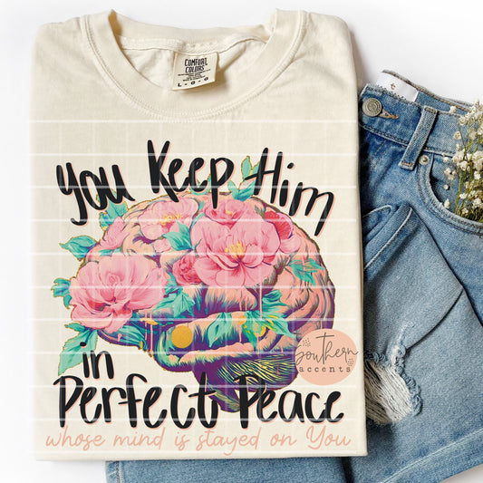 You Keep Him in Perfect Peace PNG Digital Download