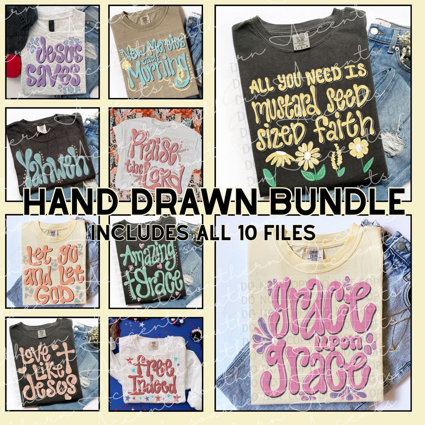 Hand Drawn Faith Bundle