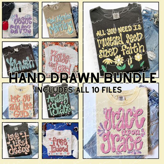 Hand Drawn Faith Bundle