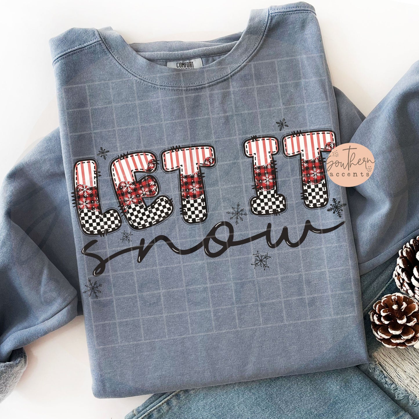 Let it Snow PNG Digital Download