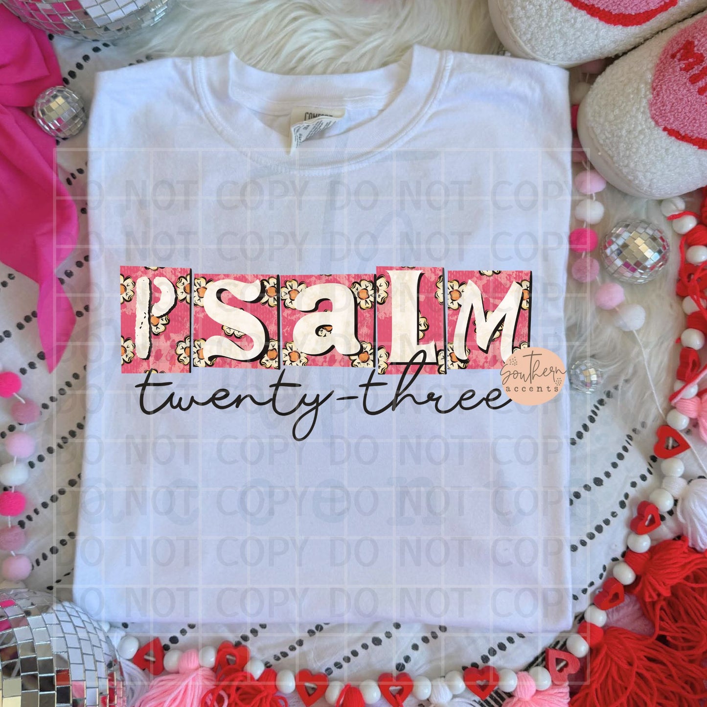Psalm 23 PNG Digital Download