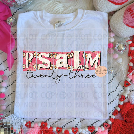 Psalm 23 PNG Digital Download