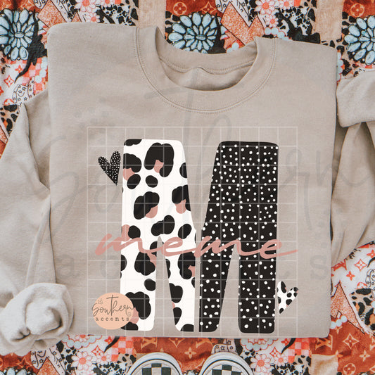 Meme Leopard Title / Initial PNG Digital Download