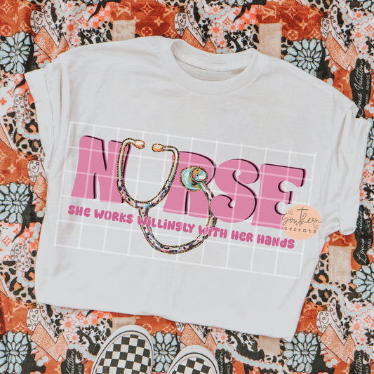 Nurse *Includes Both Versions*  PNG Digital Download